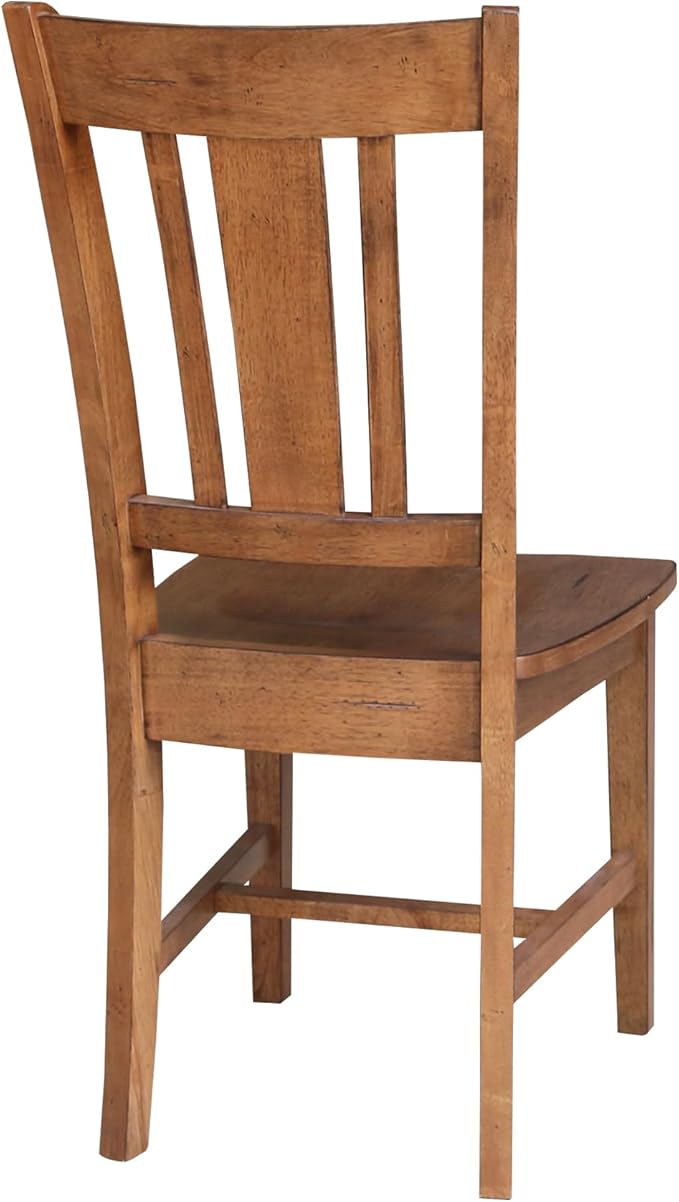 IC INTERNATIONAL CONCEPTS Set of Two San Remo SplatBack Dining Chairs, - Image 5