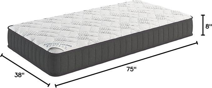 Ottomanson 9" Hybrid Twin Mattress - Image 2