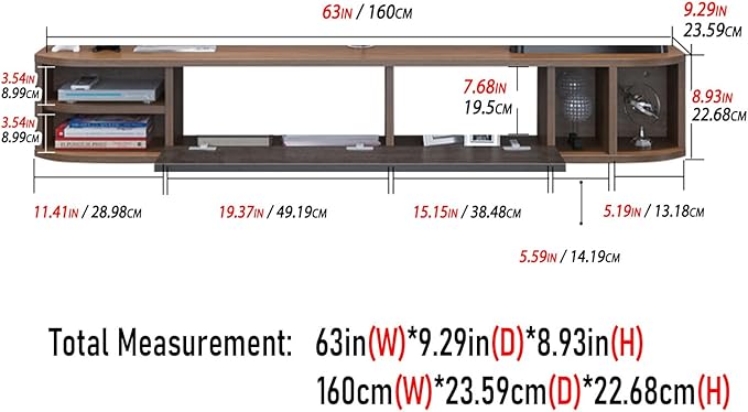 Pmnianhua Modern Floating TV Stand - Image 7