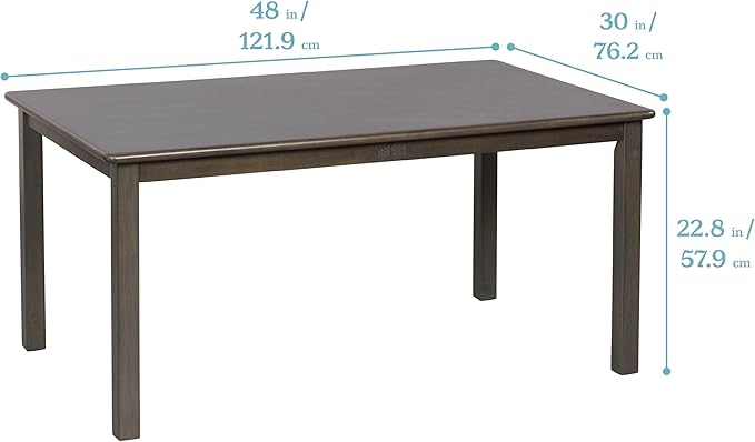 ECR4Kids 30in x 48in Rectangular Hardwood Table - Image 3