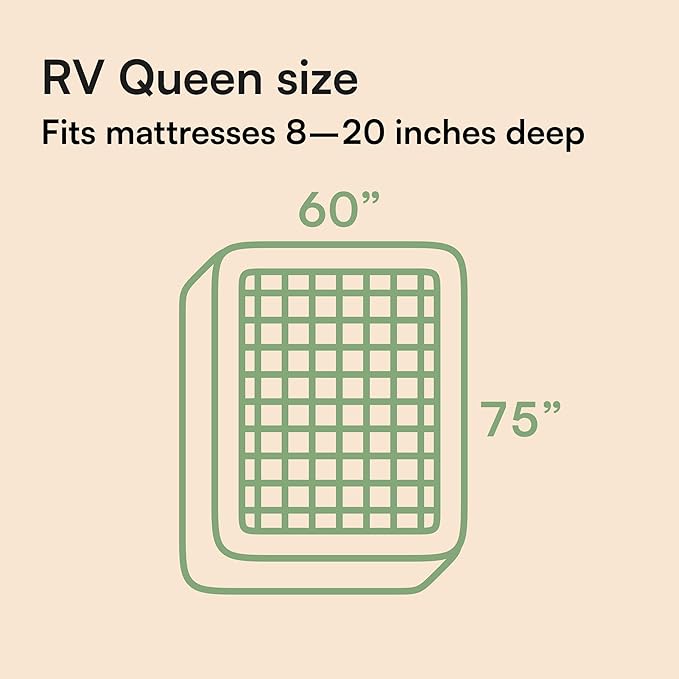 Ultra Soft Queen RV Size Mattress Topper - Image 8
