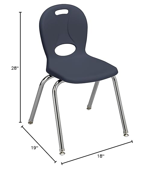 Learniture LNT-116-CSW-NV Learniture Structure Series Stackable School Chairs - Image 3