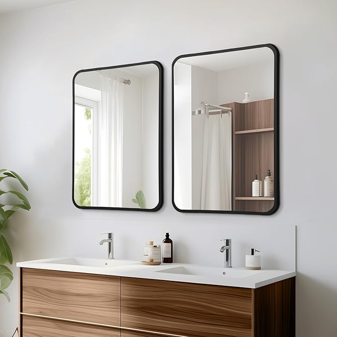 24x36 Rounded Rectangle Bathroom Mirrors - Image 2