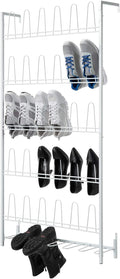 MyGift Modern Matte White Metal Hanging Shoe Rack by MyGiftHome