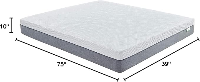 Novilla Twin Mattress, 10 Inch Gel Memory Foam Twin Size Mattress - Image 2