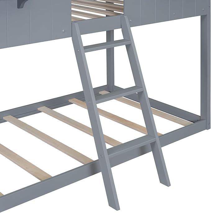 Ball & Cast Twin Over Twin Size Playhouse Bunk Bed - Image 6