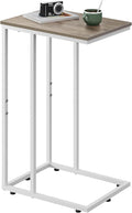 WLIVE Side Table, C Shaped End Table by WLIVE