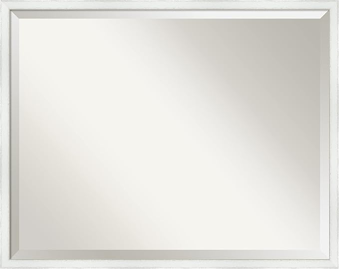 Amanti Art White Bathroom Mirror by AmantiArt