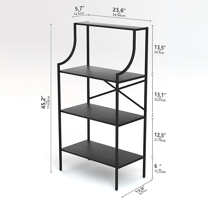 Console Table, entryway Table 4-Tier Sofa Table - Image 3