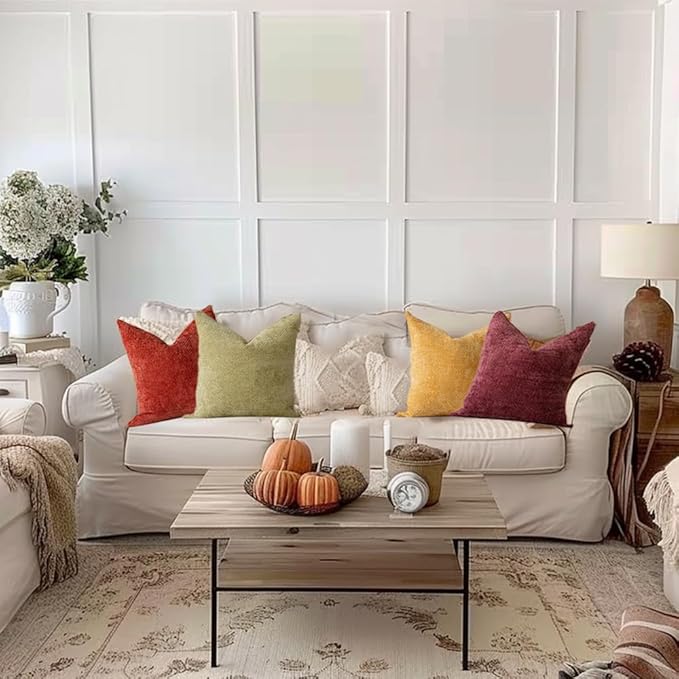 LANANAS Neutral Decorative Throw Pillow Covers 18x18 Inch - Image 4