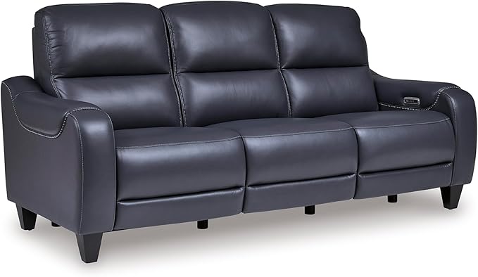 Signature Design by Ashley Mercomatic Contemporary Leather Match Wall Hugger by SignatureDesignbyAshley