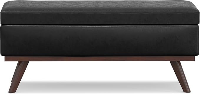 SIMPLIHOME Owen 42 inch Wide Mid Century Modern Rectangle Lift Top Large Coffee - Image 6
