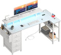 Lufeiya White L Shaped Computer Desk by LUFEIYA