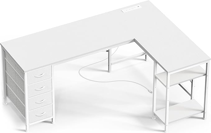 Huuger 55 Inch L Shaped Desk by Huuger