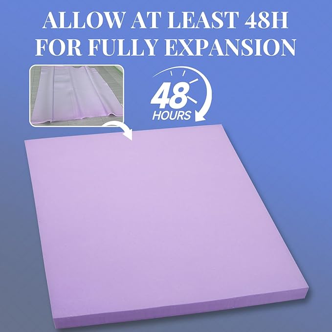 OhGeni Cooling 4 inch Dual Layer Twin XL Mattress Topper, 2 inch Gel Memory Foam - Image 11