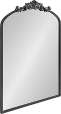 Kate and Laurel Arendahl Traditional Arch Mirror, 24 x 36, Antique Black by KateandLaurel