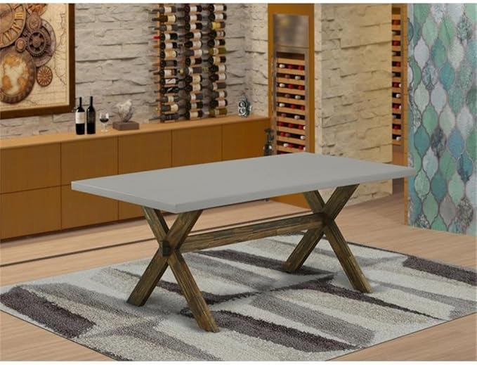 East West Furniture XT797 X-Style Kitchen Dining Table - Image 2