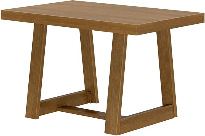 Plank+Beam 48 Inch Farmhouse Dining Table, Rustic Solid Wood Kitchen Table - Image 4