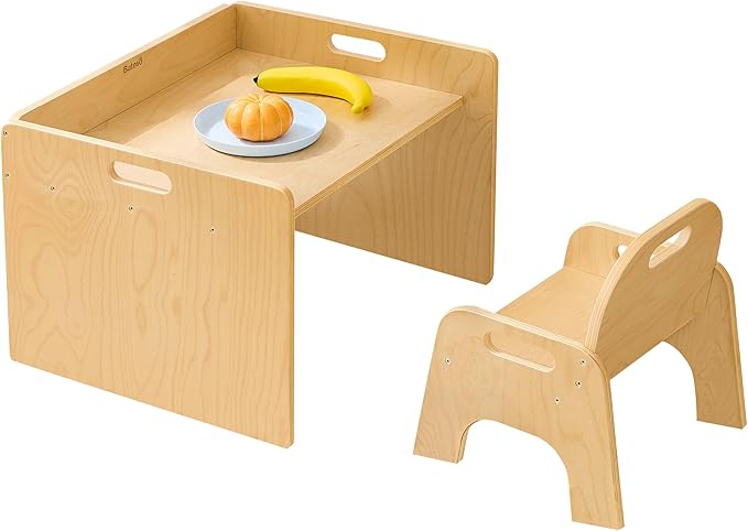 Montessori Weaning Table and Chair Set by Bateso