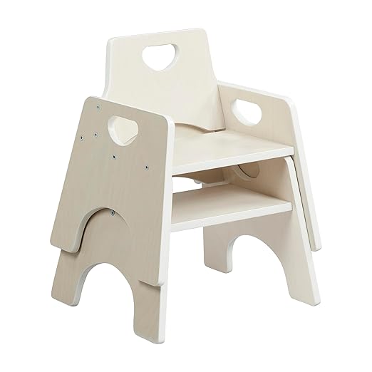 ECR4Kids Stackable Wooden Toddler Chair, Kids Furniture - Image 11