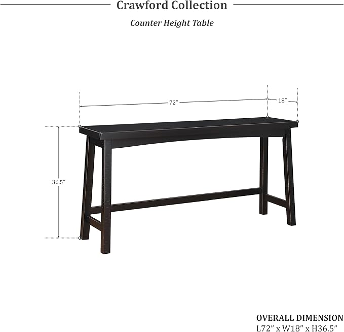 Lexicon Bar Table Set for 3, Small Kitchen Table Set Kitchen Island Table - Image 5