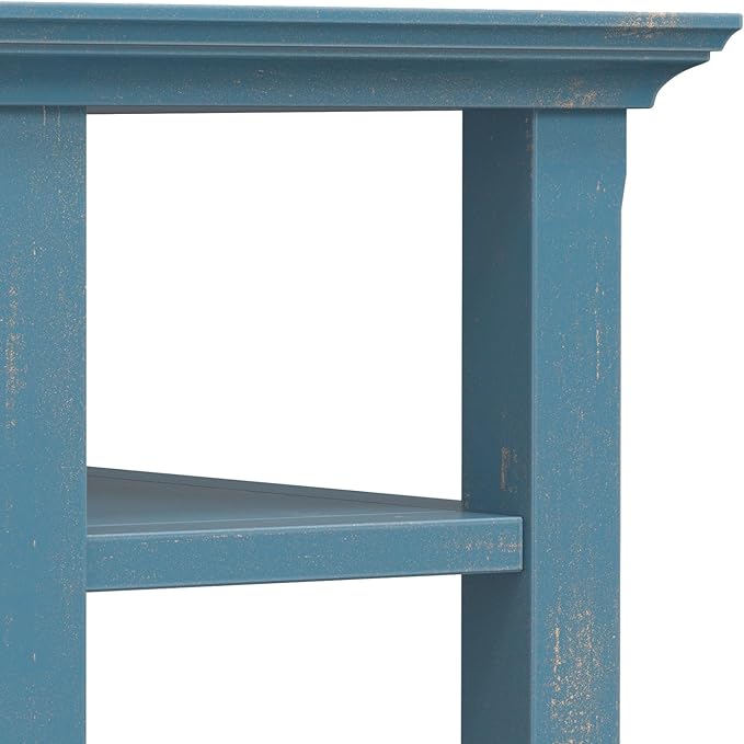 SIMPLIHOME Acadian 14-inch Wide Solid Wood Narrow End Table in Distressed - Image 7