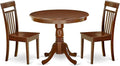 East West Furniture ANCA3-MAH-W 3 Piece Dining Table Set by EastWestFurniture