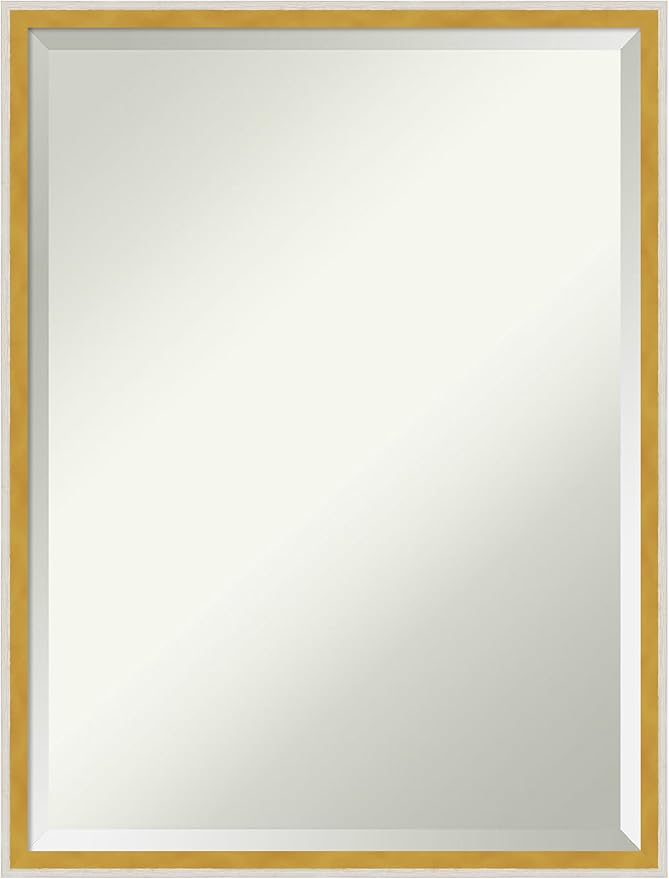 Amanti Art White Bathroom Mirror by AmantiArt