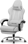 GTPLAYER Gaming Chair with Footrest, Computer Chair with and Lumbar Support by GtracingDirect
