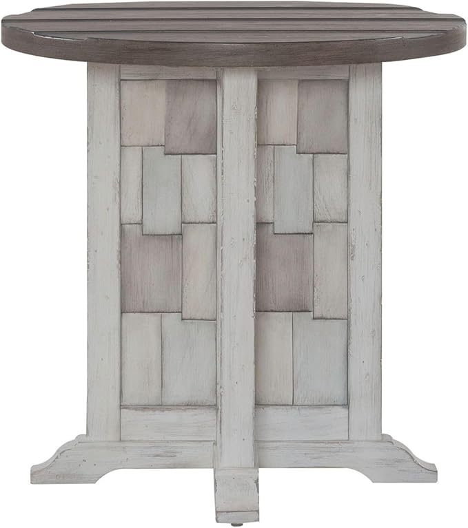 Liberty Furniture River Place Living Room Round Chairside Table - Image 3