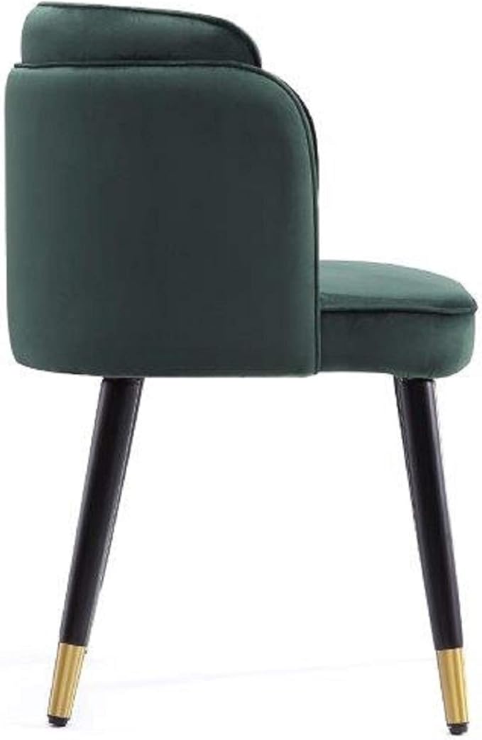 Manhattan Comfort Zephyr Modern Velvet Dining Chair, Solid Wood Frame - Image 6