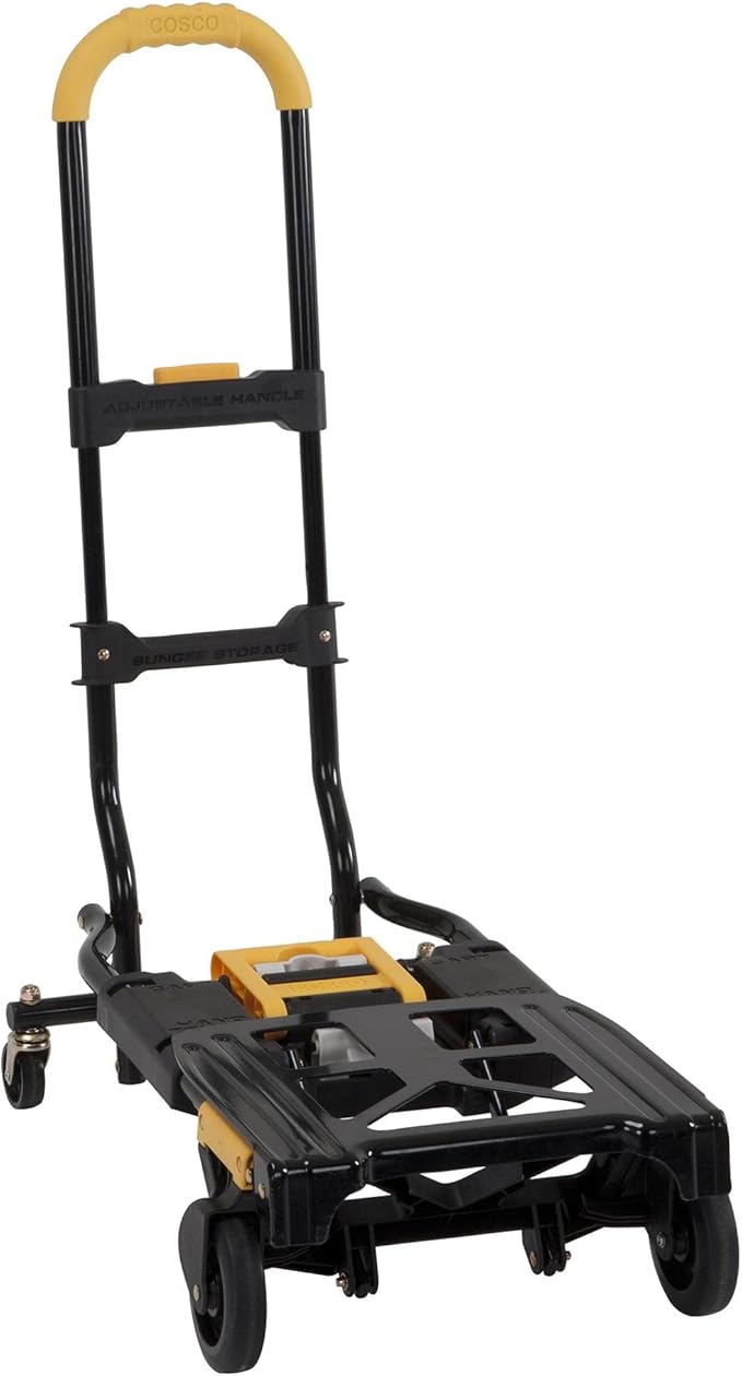 COSCO 12225YGB1E 2-in-1 Folding Hand Truck, 300 lb. Capacity - Image 5