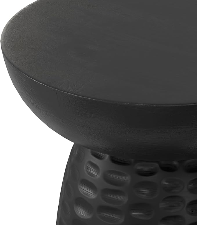 SIMPLIHOME Boyd 13-inch Wide Solid Mango End Table in Black, Contemporary-Style - Image 9