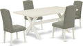 East West Furniture X027EN206-5 5 Piece Dining Table Set by EastWestFurniture