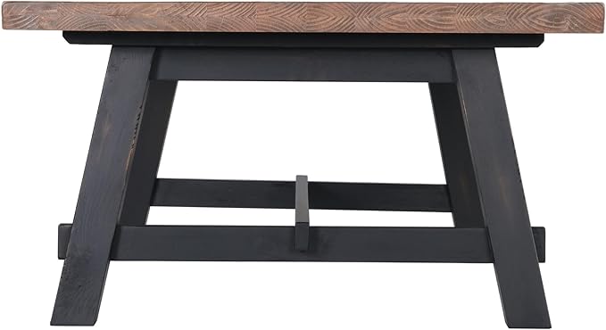 Alaterre Furniture Adam 48-Inch Solid Wood Coffee Table - Image 9