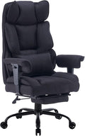 Efomao Big and Tall Office Chair 400 lb Weight Capacity, High Back Executive by OFFICECHAIR