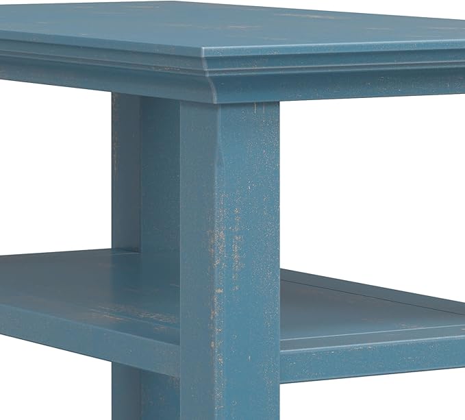 SIMPLIHOME Acadian 14-inch Wide Solid Wood Narrow End Table in Distressed - Image 9