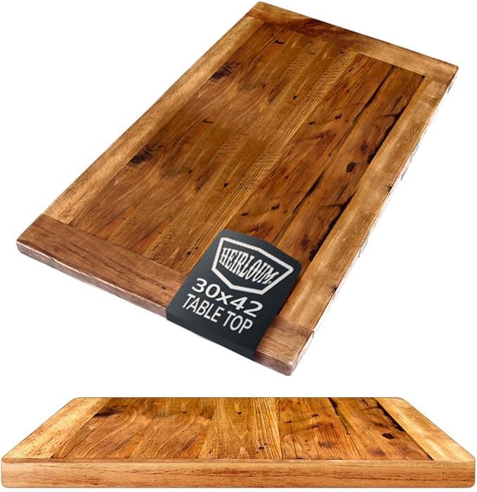 Reclaimed Wood Table Top by Heirloum