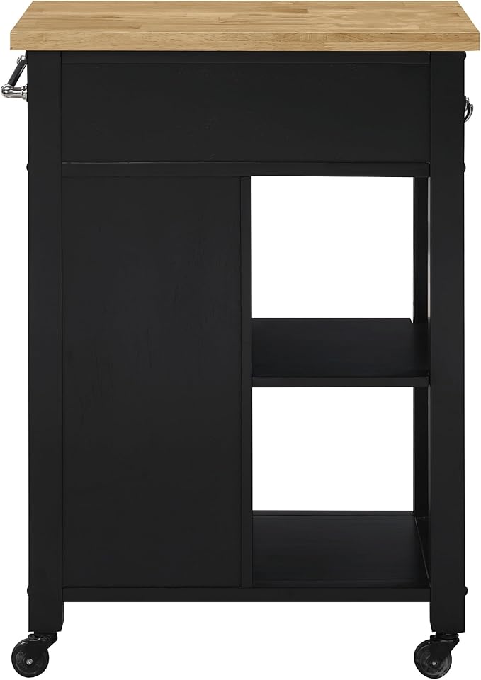 OSP Home Furnishings Derry Modern Farmhouse Kitchen Cart - Image 4
