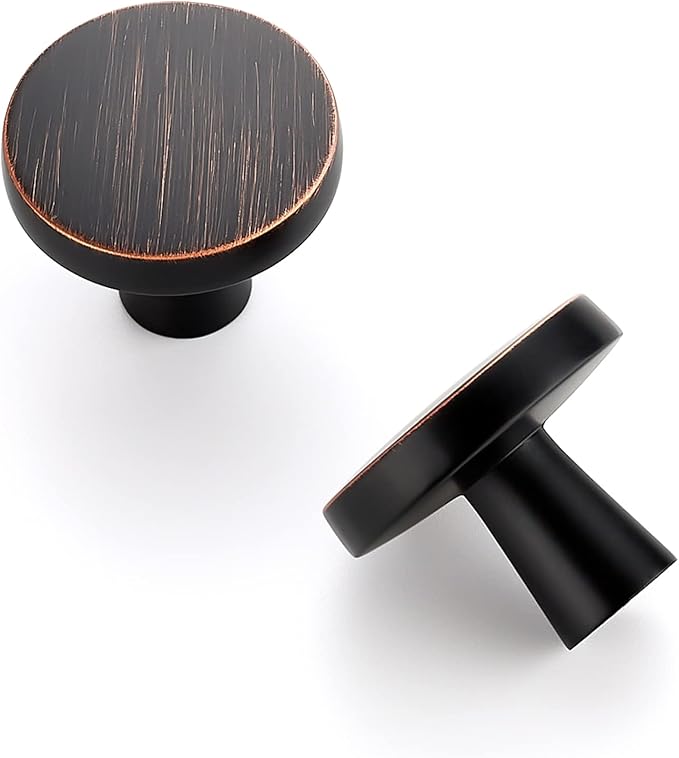 Ravinte 25 Pack Drawer Pulls 1-1/4 Inch Kitchen Cabinet Knobs Solid Round - Image 8