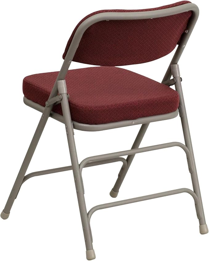 Flash Furniture 4 Pack HERCULES Series Premium Curved Triple Braced & Double - Image 6