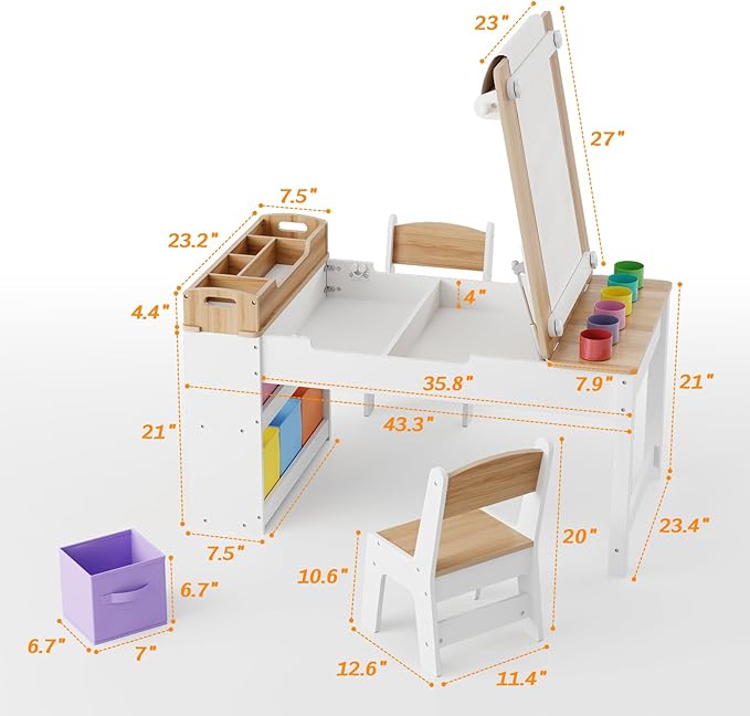 Kids Art Table and Chair - Image 2