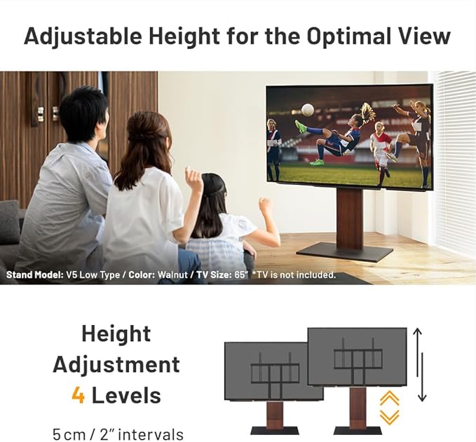 WALL V5 Low Type | Minimalist Rolling TV Stand - Image 5