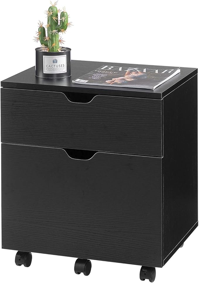 HollyHOME File Cabinet, 2 Drawers Filing Cabinet - Image 8