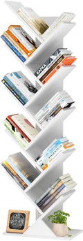 10 Tier Tree Book Shelf, Floor Standing Wood Bookshelf by SHEEPAM