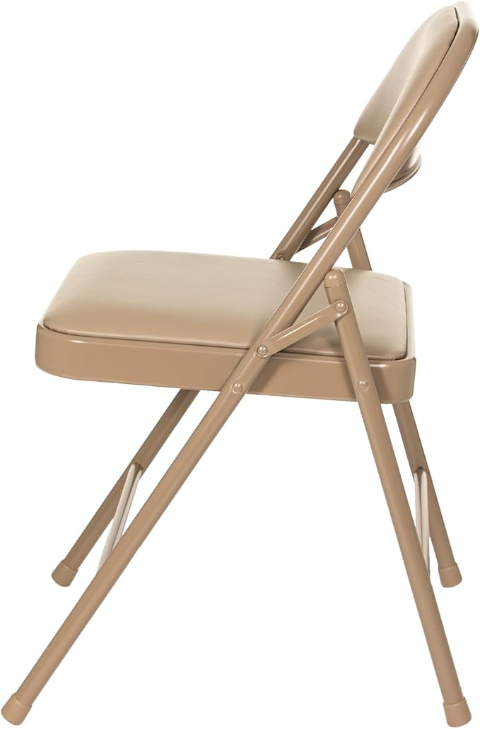 OEF Furnishings OEF950 Series Vinyl Padded Steel Folding Chairs - Image 5
