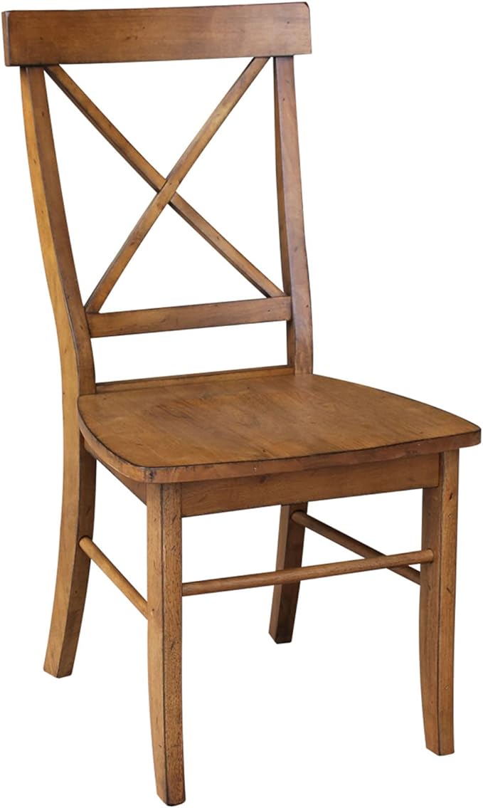 International Concepts Set of Two X-Back Dining Chair - Image 10