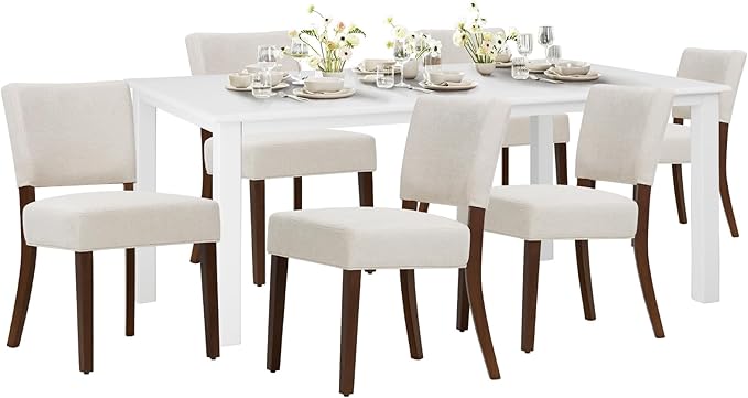 COLAMY 60 Inch Rectangular Kitchen Dining Table by COLAMYINC