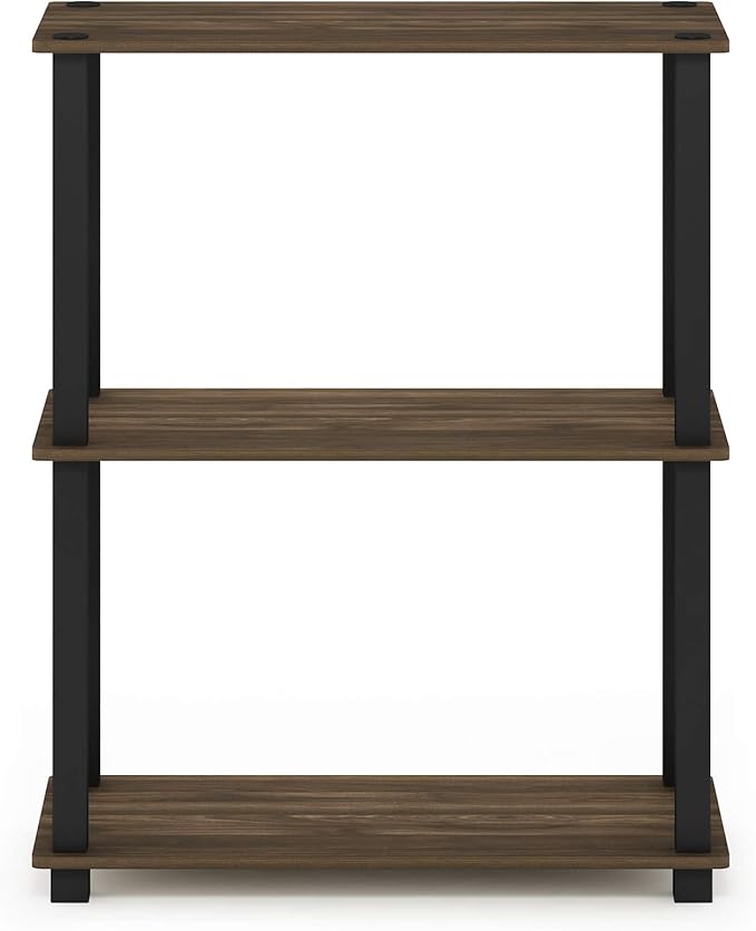 Furinno Turn-S-Tube 3-Tier Compact Multipurpose Shelf Display Rack - Image 5