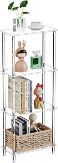 Clear Acrylic Narrow Side Table by Bkemiy